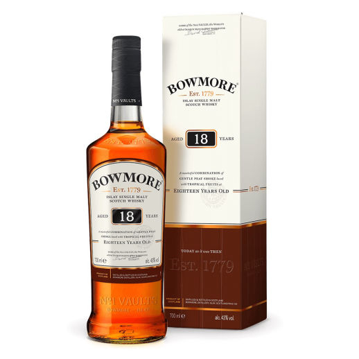BOWMORE  Islay Single Malt Scotch Whisky Aged 18 Years